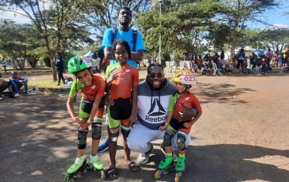 Champions on the National Inter-Schools Skating Championship